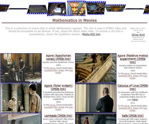 Matemáticas en películas (en inglés)