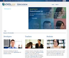 Education Data Community - DataGov Education (Gobierno de Estados Unidos)
