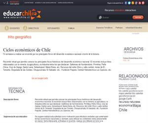 Ciclos económicos de Chile (Educarchile)