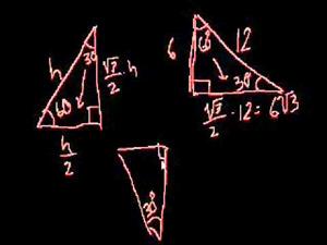 Triángulos de 30, 60 y 90 grados - Parte 2 (Khan Academy Español)