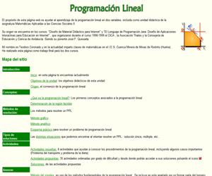 Programación lineal: unidad didáctica de Matemáticas Aplicadas a las Ciencias Sociales (bachillerato)