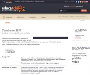 Constitución 1980 (Educarchile)
