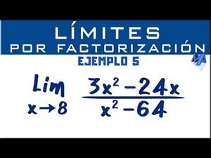 Solución de límites por factorización | Ejemplo 5