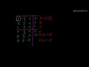 Sistema de ecuaciones por método de Gauss alternativo