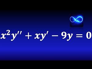 Ecuación diferencial de Cauchy Euler.