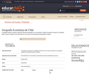 Geografía Económica de Chile (Educarchile)