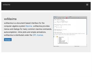 wxMaxima, un interfaz para el sistema Maxima