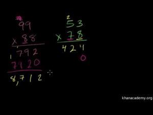 Multiplicación 6 Cifras Múltiples (Khan Academy Español)