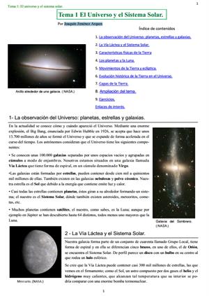 El Universo y el Sistema Solar (Joaquín Jiménez)