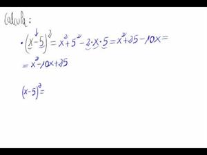 Cuadrado de un polinomio (Resta de dos monomios)