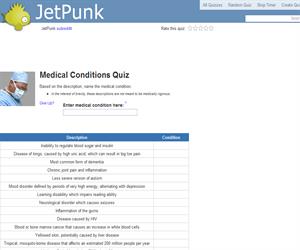 Medical Conditions Quiz