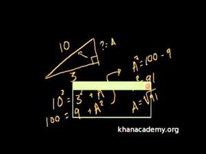 Teorema de Pitágoras - Parte 2 (Khan Academy Español)
