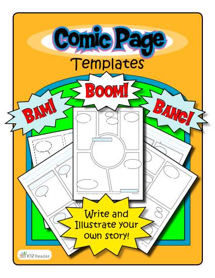 Comic Strip Templates – 5 Designs