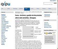 Curso - Archivos y gestión de documentos ante la web semántica