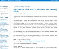 LOD2 webinar series: LOD2 in information and publishing industry