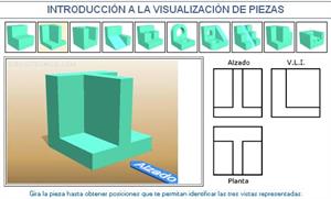 Introducción a la visualización de piezas. Ejemplo 2. Dibujo Técnico