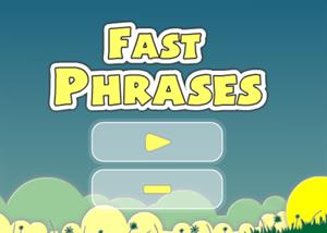 Present continuous (fast phrases)
