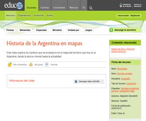 Historia de la Argentina en mapas