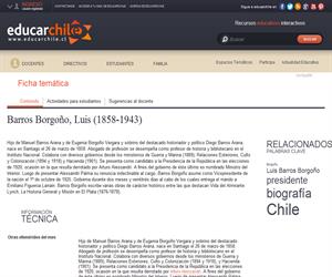 Barros Borgoño, Luis (1858-1943) (Educarchile)