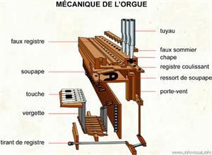 Mécanique de l'orgue (Dictionnaire Visuel)