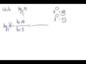 Fórmula del cambio de base para logaritmos