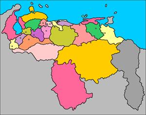 Mapa interactivo de Venezuela: estados y capitales (luventicus.org)