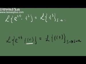 Primer teorema de traslación transformada de Laplace (Tareas Plus)