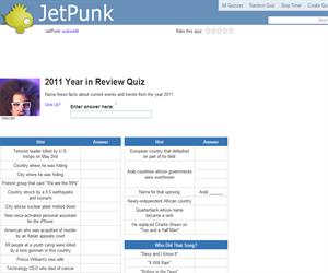 2011 Year in Review Quiz