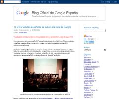 14 universidades españolas se suben a la nube de Google - Blog Oficial de Google España