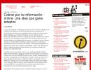 'Cobrar por la información online, una idea que gana adeptos' (Laura Pintos, 233grados.com)
