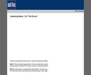 Listening game: Present continuous (elllo)