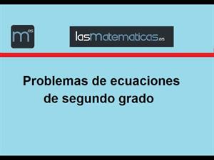 Problema de ecuaciones de segundo grado (números)