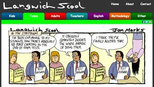 Langwich Scool: página de viñetas cómicas para profesores y estudiantes de inglés