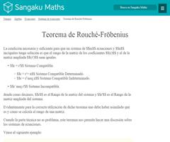 Teorema de Rouché-Fröbenius