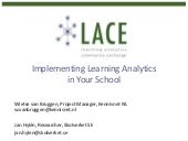 Bett 2016 - Implementing learning analytics in your school (LACE presentation)