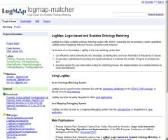 LogMap: Logic-based and Scalable Ontology Matching