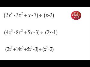 Regla de Ruffini para dividir polinomios