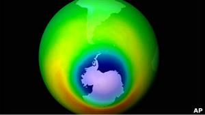 El agotamiento de la capa de ozono