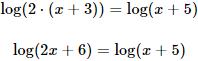 Ecuaciones logarítmicas (con ejemplos)