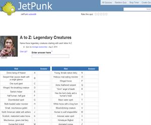 A to Z: Legendary Creatures