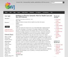 Building an effective Semantic Web for Health Care and the Life Sciences | www.semantic-web-journal.net