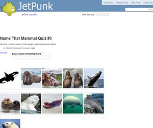 Name That Mammal Quiz 3