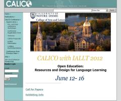 29º Congreso CALICO 2012 / Open Education: Resources and Design for Language Learning