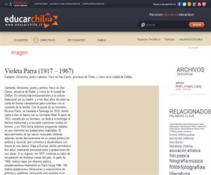 Violeta Parra (1917 ? 1967) (Educarchile)