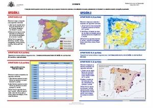 Examen de Selectividad: Geografía. Asturias. Convocatoria Junio 2014