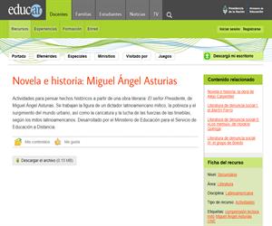 Novela e historia: Migue Ángel Asturias