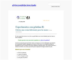 Experimentos con gelatina-II: