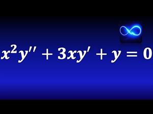 114. Ecuación diferencial de Cauchy Euler con raíz múltiple. Ejercicio resuelto.