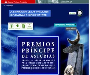 Los premios Príncipe de Asturias. Estructuras especificativas y explicativas. En sintonía con el español