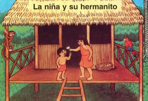 The little girl and her brother (International Children's Digital Library)
